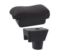 NANGAEBPPW Scatola Bracciolo Auto Per R&enault Per Duster Scatola Bracciolo Per Dacia Per Duster Per Oroc 2010-2018 Superficie Curvata(Una linea rossa NON USB)