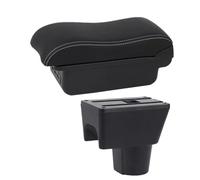 NANGAEBPPW Scatola Bracciolo Auto Per R&enault Per Duster Scatola Bracciolo Per Dacia Per Duster Per Oroc 2010-2018 Superficie Curvata(B white line 3USB)