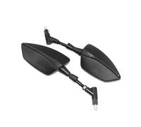 NANGAEBPPW Specchietto Retrovisore Laterale Universale Per Motocicletta Per GSR400 GSR600 GSR750 GSR 600 400 750(NERO)
