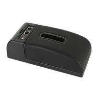 NANGAEBPPW Tappetino Universale Per Bracciolo Auto Cuscino Di Rialzo Contenitore Per Fazzoletti Cuscino Di Protezione Per Bracciolo(B2 Black Black 2USB)