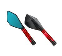 NANGAEBPPW Universale Per YAMAHA MT07 MT09 Ecc La Maggior Parte Delle Motociclette Specchietto Retrovisore Specchietto Retrovisore(ROSSO)