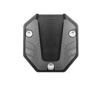 NANGAEBPPW Universale Scooter Moto Cavalletto Estensione Piede Cavalletto Laterale Piastra Di Supporto Antiscivolo Base Ingrandita(GRIGIO)