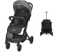 NANIA - Passeggino compatto - MYLA - 4 ruote - Nero