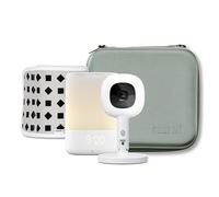 Nanit Travel Light Bundle Pro - Fotocamera con supporto flessibile portatile, monitor audio + luce, luce notturna per bambini, custodia da viaggio, colore: Verde