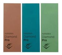 Naniwa Diamond Pro pietre per affilare, granulometria 400, 1000, 3000