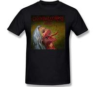 NANJIA Men's T-Camicie e T-Shirt Cannibal Corpse Men's Classic Basic Super Soft Cotton T-Camicie e T-Shirt Summer(Medium)