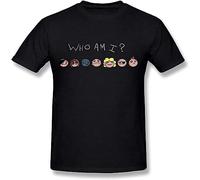 NANJIA Men's The Binding of Isaac Who Am I T-Camicie e T-Shirt(Small)