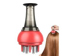 Nankoyal Bottiglia applicatore pettine per radici, applicatore a sfera anti-perdite per capelli, pettine per olio, massaggiatore portatile per la crescita dei capelli, cura dei capelli per famiglia,