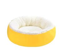 Nankoyal calmante per cani | rotondo per cani morbido e accogliente riscaldante,Comodo cuscino per e gatti di forma rotonda e per il riscaldamento invernale