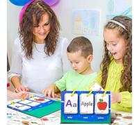 Nankoyal Carte Flash Vocabolario Educative | Colorate E Divertenti Carte Apprendimento | Gioco Portatile Bambini 3-8 Anni Sviluppo Abilità Casa Scuola Viaggio