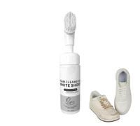 Nankoyal Detergente per scarpe da ginnastica, 150 ml, per rimuovere lo sporco e lo sporco, portatile, senza acqua, con spazzola per pelle, tela, tessuto, per viaggi, sport, palestra, corsa all'aperto