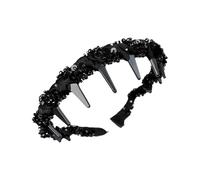 Nankoyal Fascia per Capelli con Perline,Accessorio Grazioso Per Sposa | Cerchietto Decorativo per Donne Ragazze Sposate a Matrimonio Feste Foto Ricordo