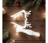 Nankoyal Ganci per Luci Natalizie per Esterni, Set Di 10 Ganci Per Luci Natalizie Da Esterno Per Tegole, Supporti Festivi Resistenti per Siding Tegole Grondaie Deck Recinzioni Scandole Sofitti Tetti