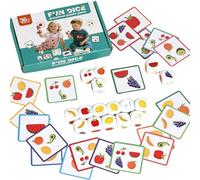 Nankoyal Giochi Di Puzzle | Giocattolo Interattivo Educativo - Gioco Di Abbinamento Frutta Puzzle,Per Sviluppare Abilità Gioco A Casa Viaggio Educazione Bambini Prescolari Ragazza Ragazzo