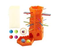 Nankoyal Gioco dei Bastoncini, Giocattolo torre caduta di palline con bastoncini per bambini, Gioco motricità fine, per Abilità Motorie Coordinazione Mano-Occhio Pensiero Strategico Casa Scuola