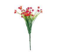 Nankoyal Piante artificiali per esterni, decorazione primaverile fiori finti arbusti | fasci di fiori realistici senza manutenzione, decorazione artificiale per la casa per interni ed esterni