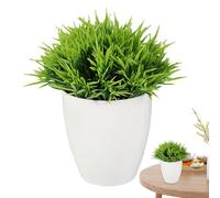 Nankoyal Piante finte da interno Piccole, piccole piante artificiali in vaso | artificiale portatile per piante finte,Decorazioni per il desktop, decorazioni per piante finte, decorazioni per mensole