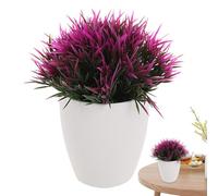 Nankoyal Piante finte da interno Piccole, piccole piante artificiali in vaso | Piante in vaso finte con artificiale - Decorazioni per il desktop, decorazioni per piante finte, decorazioni per mensole