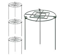 Nankoyal Supporto per piante, 4 gabbie di supporto per piante, anello portatile da giardino per ortensia, rosa, pomodoro, ortensia, giardinaggio all'aperto