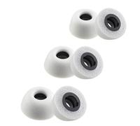 NANLANFAN Cuscinetti di ricambio in schiuma per JBL Tune Buds, JBL Live Free 2 True Wireless, massimo comfort, 3 paia (S/M/L, grigio)