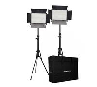 Nanlite 1200-CSA Kit doppio bicolore (con custodia e stativo)