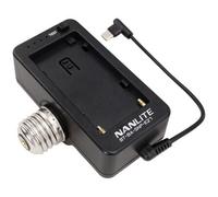Nanlite Adattatore per batteria BT-BA-SNP-E27, con presa E27 per PavoBulb 10C