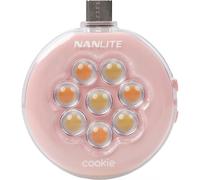 Nanlite Cookie LED Mini Light (rosa corallo)