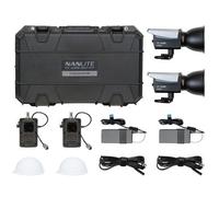 Nanlite FC-120B 2KIT-PT kit di illuminazione con 2 proiettori da studio e da reportage
