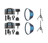 Nanlite Forza 150B Kit doppio LED bicolore (con stativo e softbox)