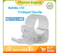 Nanlite HD-T12-1-MC Clip per tubo magnetico Accessori per luci per tubi Morsetto per luci della serie PavoTube II o qualsiasi lampada con diametro del tubo T12