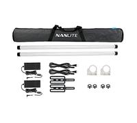 Nanlite PavoTube II 30X RGBWW LED Pixel Tube 2-Light Kit con Batteria incorporata