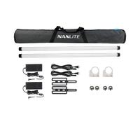 Nanlite PavoTube II 30X RGBWW LED Pixel Tube 2-Light Kit con Batteria incorporata