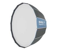 Nanlite SB-RP90 Rapid 90 Softbox parabolico da 90 cm con attacco a baionetta Bowens e meccanismo brevettato per un rapido montaggio e smontaggio. Incluso stan