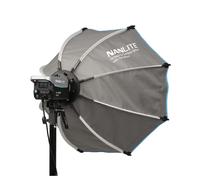 Nanlite SB-FMM-O-60 Softbox ottagonale da 60 cm con attacco a baionetta FMM. Include diffusore standard e lite in tessuto a nido d'ape e borsa di protezione.