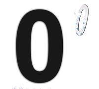 nanlyiau 3in/7.5cm numero civico esterno adesivo numeri civici numero numero civico esterno di acciaio in Solido Acciaio Inossidabile SUS304(3in0)