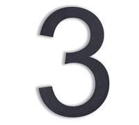 nanlyiau 8in Numeri civici numero civico esterno antracite Numero di acciaio Numero civico esterno di acciaio in Solido Acciaio Inossidabile 304,Aspetto Fluttuante(7016 8in3)