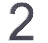 nanlyiau 8in Numeri civici numero civico esterno antracite Numero di acciaio Numero civico esterno di acciaio in Solido Acciaio Inossidabile 304,Aspetto Fluttuante(7016 8in2)