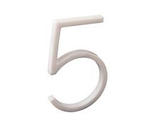 nanlyiau Cassetta delle lettere autoadesiva.numero civico.numero civico.numero civico.materiale acrilico.impermeabile.antiruggine e resistente alla corrosione(bianco 5in5)