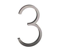 nanlyiau Cassetta delle lettere autoadesiva, numero civico.numero civico.numero civico.materiale acrilico.impermeabile.antiruggine e resistente alla corrosione(argento 5in3)