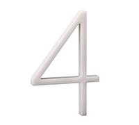 nanlyiau Cassetta delle lettere autoadesiva.numero civico.numero civico.numero civico.materiale acrilico.impermeabile.antiruggine e resistente alla corrosione(bianco 5in4)