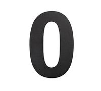 nanlyiau Numeri civici Nero 8in/20.5cm Numero Numero di acciaio Numero civico esterno di acciaio in Solido Acciaio Inossidabile 304,Aspetto Fluttuante (black 8in0)