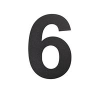 nanlyiau Numeri civici Nero 8in/20.5cm Numero Numero di acciaio Numero civico esterno di acciaio in Solido Acciaio Inossidabile 304,Aspetto Fluttuante (black 8in6/9)