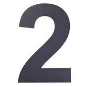 nanlyiau Numeri civici RAL 7016 6in/15.3cm Numero Numero di acciaio Numero civico esterno di acciaio in Solido Acciaio Inossidabile 304,Aspetto Fluttuante (7016 6in2)