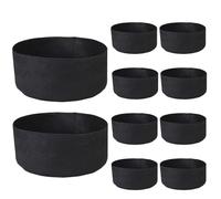 Nanmiyan Per La Coltivazione Delle Piante - 10 Pezzi Contenitore per Verdure | Vasi Per Ortaggi In Feltro | Per Patata Frutta Radice Serra Giardino Vivaio Interno Idroponico Patio