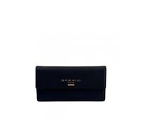 Nannini Firenze portafoglio Donna 100% pelle Linea Wallis art. 695 (Blu)