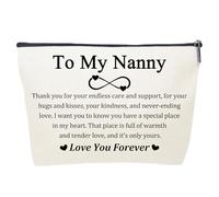 Nanny Gifts - Trousse per trucchi, La mia tata, 26x7x17cm, Beauty Case