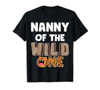Nanny of The Wild One Zoo a Tema 1° Compleanno Festa Maglietta