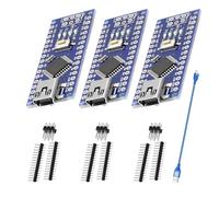 Nano 328P Scheda di sviluppo microcontrollore AYWHP Scheda madre da 3 pezzi con microchip CH340G con cavo USB Microcontrollore 5V 16M Interfaccia mini USB compatibile con Arduino IDE