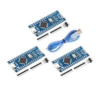 Nano 328P V3 Scheda di sviluppo microcontrollore AYWHP Scheda madre da 3 pezzi con microchip CH340G con cavo USB Microcontrollore 5V 16M Interfaccia micro USB compatibile con Arduino IDE