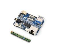 Nano Base Scheda per Raspberry Pi Compute Module 5 Lite/eMMC, CM5 Stesse Dimensioni, con CM5 Socket/40PIN GPIO Header/RJ45 Gigabit Eth/16PIN PCIe/HDMI/USB 3.2/Audio/MIPI Interfaccia ecc.